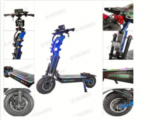  Exclusive brand REALMAX SN-13 PLUS 2 wheels off road electric scooter fat tire, Ribeira Brava -  Cape Verde