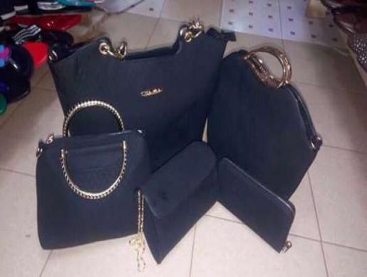 5 Piece PU Leather Handbags Set , Nairobi -  Kenya