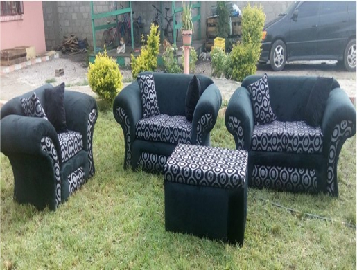 Banana 5 Seater couch set., Lusaka -  Zambia