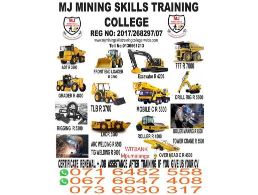 Excavator Training in Witbank Delmas Kriel Nelspruit Ermelo Secunda 0716482558/0736930317, Witbank -  South Africa