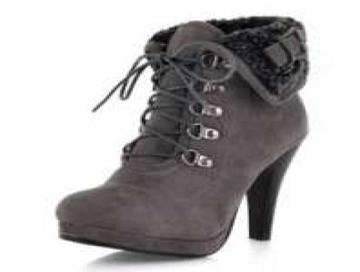 Fancy Lace-Up Stiletto Heel Ankle Boots, Nairobi -  Kenya