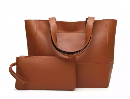 Fashion 2pcs in 1set bag , patch-work leather tote bag with coin purse, Nairobi -  Kenya