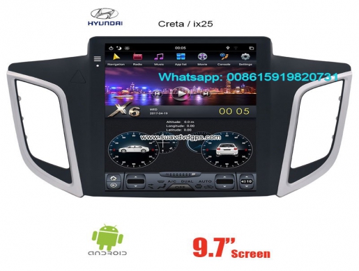 Hyundai ix25 Android car player, Lagos -  Nigeria