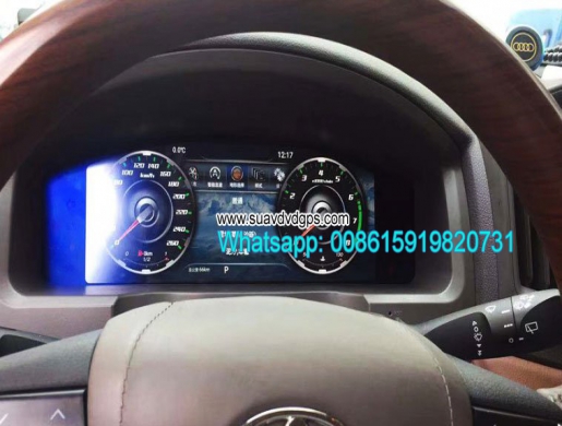 Toyota Land Cruiser 2007-2019 Car Panel Meter Multimedia GPS Player Android 12.3