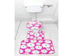 3 Piece Bathroom Mats 