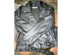 Biker medium leather jacket