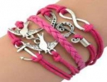 Leather Charm Bracelet 