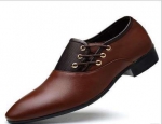 Leather Lace Up Men Shoes 